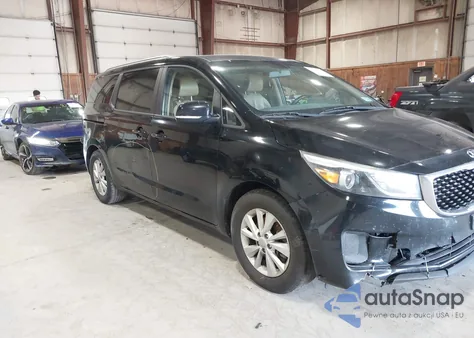 2016 Kia Sedona Lx из США, поврежденный, VIN KNDMB5C10G6209405